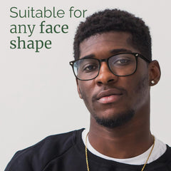 MIGSIR blue light glasses pack, side view, lightweight durable frame for daily wear.