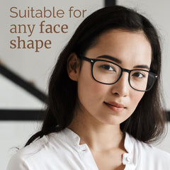 MIGSIR blue light glasses side profile for everyday use