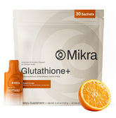 Mikra Glutathione liposomal bottle for daily energy and clarity.