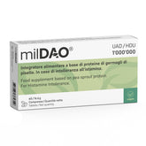 milDAO DAO enzyme tablets in a foil pouch highlight stability for daily use