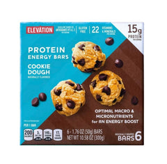 Elevation by Millville cookie dough bar close-up showing texture