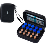 MiloZen peptide and insulin vial case holds 3ml and 10ml vials securely for travel.
