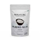 Mi Nature Alum Powder 100g packaging for easy storage and freshness.