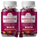 Minch Quercetin Gummies bottle front highlighting branding and 700 mg per serving