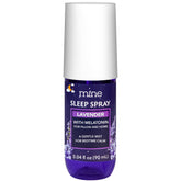 Mine Lavender Sleep Spray bottle calms the mind for bedtime.