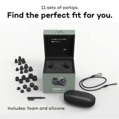 Minuendo 11 tips set ensures a secure, comfortable fit with minimal leakage.