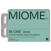 MIOME IB-ONE probiotic bottle highlights daily bowel support