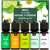 MISIJI lavender essential oil bottle for calming diffuser blends.