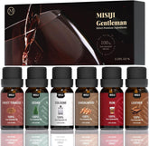 MISIJI essential oil set with 6 x 10ml bottles for diffuser and DIY blends