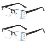 Missfive 2-pack progressive reading glasses for easy near-to-mid vision during work.