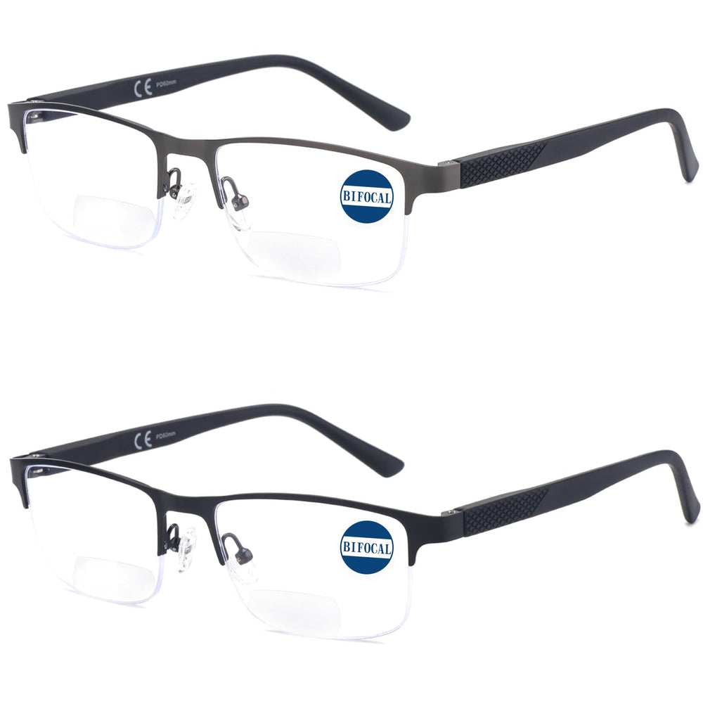 Missfive bifocal reading glasses in black with near and far focus for comfortable reading