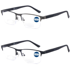 Missfive bifocal reading glasses in black with near and far focus for comfortable reading