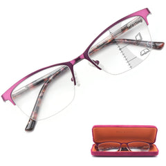 Missfive workspace multifocus glasses side profile for extended computer work