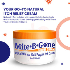Texture on skin demonstrates creamy relief from itching