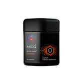 MitoQ Curcumin Advanced bottle showing longvida Curcumin support for immunity and digestion.