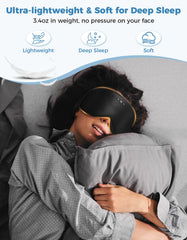 Mixiba light-blocking design creates a dark environment for easier resting.