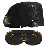 Mixiba sleep mask with Bluetooth headphones for hands-free relaxation and travel comfort.