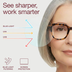 Miyya spring hinges ensure comfortable wear for long reading sessions.