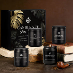 MKCLDE soy wax with cotton wicks – clean burn and steady scent throw