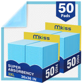 MKISS bed pads with unmatched leak protection for night-time and day-use.