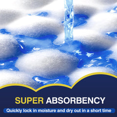 MKISS quilted soft top layer offers comfort without rustling noise.
