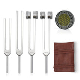 mllusxg tuning forks healing set laid out for a calming home session