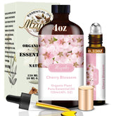 Mlynkl Cherry Blossom essential oil bottle for diffusers creates a calming home fragrance.