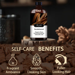 Mlynkl Sandalwood oil for soaps adds natural scent and smoothness.