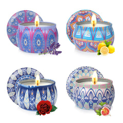 M Mirrowing Lavender candle for relaxation and mood enhancement in any room