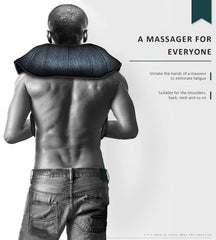 Mo Cuishle neck massage with heat for comforting warmth.