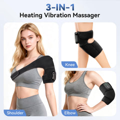 MoAcey extension straps enable secure fit on knee and shoulder for hands-free use.