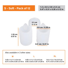 Mobi Lock Nose Vent soft EVA finish in use provides gentle nostril widening for better airflow.