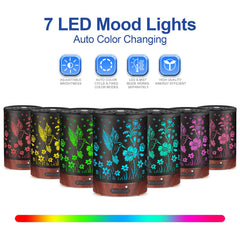 Mocosa hummingbird diffuser showcasing auto-off safety feature.