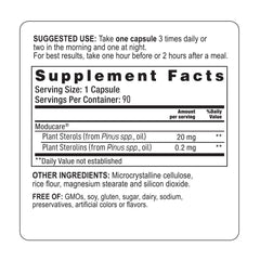 Moducare chewable tablets offering convenient daily use with plant sterols.
