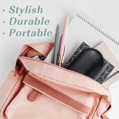 MoKo 2-in-1 design keeps glasses and lenses organized in one case.