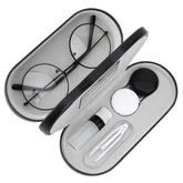 MoKo Double Eyeglass Case with mirror for on-the-go eyewear protection.