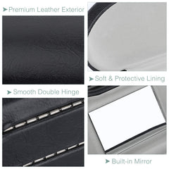 MoKo travel-ready compact eyeglasses case.