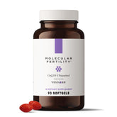 Molecular Fertility CoQ10 Ubiquinol bottle for daily energy support.