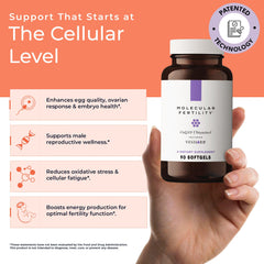 Molecular Fertility VesIsorb absorption technology image signals enhanced uptake.