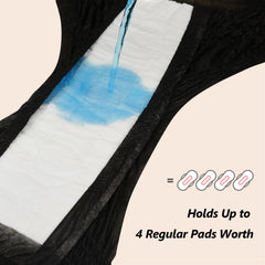 MOLLIS fully elastic waistband close-up shows secure, flexible fit.