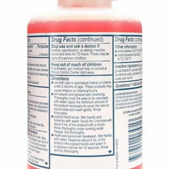 Molnlycke Hibiclens pump-dispense action provides easy one-hand application.
