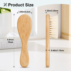 Molylove soft cradle cap blue brush helps gentle scalp cleansing