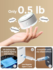 Momcozy lamp doubles as soft nursery lighting for late-night feeds.