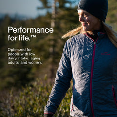 Momentous Calcium athlete workout scene illustrates training support