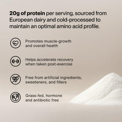 Momentous Essential grass-fed whey label shows NSF Certified for Sport badge