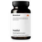 Momentous Inositol bottle close-up illustrating mood support potential.
