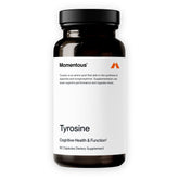 Momentous Tyrosine capsules bottle for convenient daily cognitive support.