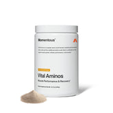 Momentous Vital Aminos bottle with Tropical Punch flavor for recovery support