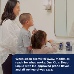 Producto sin azúcar sabor uva de Mommy's Bliss para la hora de dormir.