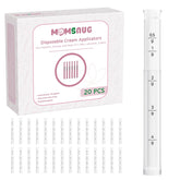 Momsnug disposable vaginal applicator with round tip for gentle insertion.